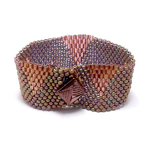 A Pretty Rock Jewelry: Bracelet - Peyote Stitch - Bronze - Unique Limited Edition Handmade Jewelry : natural ingredients handmade jewelry jewelry one-of-a-kind jewelry jewellery