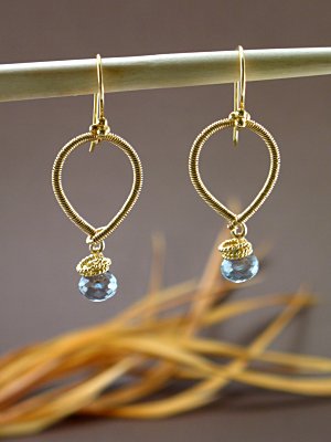 The Blue Drop - Teardrop Earrings