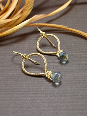The Blue Drop - Teardrop Earrings