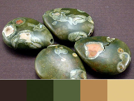 4 Rainforest Jasper Teardrops by RockStash on Etsy 4 Rainforest Jasper Teardrops by RockStash on Etsy