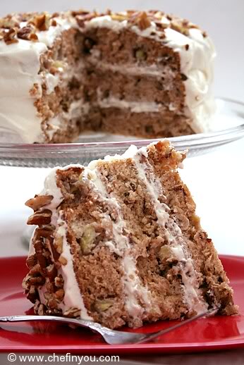 Hummingbird Cake (Low Calorie) from Chef In You